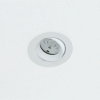 Adurolight® inbouwarmatuur, Mona, kantelbaar, wit, witte reflector, 80 mm, excl. spot 