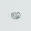 Adurolight® inbouwarmatuur, Mona, kantelbaar, wit, mat zilver reflector, 80 mm, excl. spot 