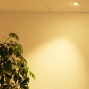 Adurolight® inbouwarmatuur, Mona, kantelbaar, wit, mat zilver reflector, 80 mm, excl. spot 