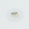Adurolight® inbouwarmatuur, Mona, kantelbaar, brede rand, wit, witte reflector, 80 mm, excl. spot 