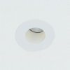 Adurolight® inbouwarmatuur, Mona, kantelbaar, brede rand, wit, witte reflector, 80 mm, excl. spot 
