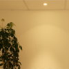 Adurolight® inbouwarmatuur, Mona, kantelbaar, brede rand, wit, mat zilver reflector, 80mm, excl spot 