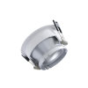 Adurolight® Unterputzspot, Mona, schwenkbar, ovale Öffnung, Reflektor silber matt, 80 mm, ohne Lampe 