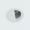 Adurolight® inbouwarmatuur, Mona, kantelbaar, halve maan, wit, mat zilver reflector, 80mm, excl spot 