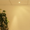 Adurolight® inbouwarmatuur, Mona, kantelbaar, halve maan, wit, mat zilver reflector, 80mm, excl spot 