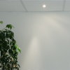 Adurolight® inbouwarmatuur, Mona, kantelbaar, halve maan, wit, mat zilver reflector, 80mm, excl spot 