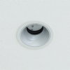 Adurolight® inbouwarmatuur, Mona, kantelbaar, wit, mat zilver reflector, 82 mm, excl. spot 
