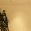 Adurolight® inbouwarmatuur, Mona, kantelbaar, wit, a-sym. mat zilver reflector, 82 mm, excl. spot 