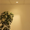 Adurolight&reg; inbouwarmatuur, Mona, niet kantelb, wit, a-sym. mat zilver reflector, 82x82mm, excl spot 
