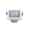 Adurolight® Unterputzspot, Mona, n. schwenkb., weiß, Reflektor silber matt, 82 x 82 mm, ohne Lampe 
