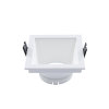 Adurolight® inbouwarmatuur, Mona, niet kantelbaar, wit, witte reflector, 82 x 82 mm, excl. lamp 
