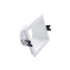 Adurolight® Unterputzspot, Mona, n. schwenkb., weiß, Reflektor weiß, 82 x 82 mm, ohne Lampe 