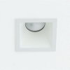 Adurolight® Einbaustrahler, Mona, n. schwenkb., weiß, Reflektor weiß, 82 x 82 mm, ohne Spot 