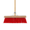 Talen Tools stadsbezem, nylon haren, 45 cm, ronde kap, steel 150 cm 