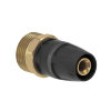 TECElogo overgangs koppeling, messing, steek x buitendraad, euroconus, 16 mm x ¾" 