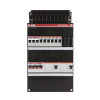ABB HAD groepenkast, 3-f, fornuisgroep, HS 4-p, 40A, 6 gr. achter 2x ALS 30 mA, 220 x 330 mm 