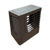 Ubbink Decorio luchtwarmtepompbehuizing, excl. montageplaat, grijs/zwart, dakhelling 30 - 55° 