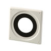Ubbink doorvoermanchet, luchtdicht, kunststof, wit, 60 - 80 mm, dakhelling 0° 