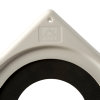 Ubbink doorvoermanchet, luchtdicht, kunststof, wit, 60 - 80 mm, dakhelling 0° 