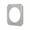 Ubbink muurplaat, Rolux buitenwandsysteem, concentrisch, 80/125 mm 