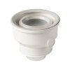 Ubbink UbiFit verloopstuk, concentrisch met push-fit, pp, wit, spie 60/100 mm x mof 80/125 mm 