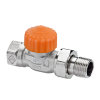 IMI Heimeier thermo. radiatorkraan, Eclipse, recht, omgekeerde stromingsrichting, bi.dr x bu.dr, ½"