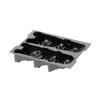 Viega koffer-inzetstuk, model 2202.1, voor 6 PT2 persbekken, 12 - 35 mm, 3/8"- 1", koffer 2202 