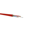 TKF signaalkabel, JY(st)Y Dca-s2, 1x 2x 0,8 + 0,8 mm&sup2;, rood 