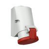 Mennekes CEE wandcontactdoos, opbouw, 400 V, 4-polig, 32 A, IP44 