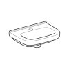 Geberit fontein, type 300 basic, 400 x 250 x 150 mm, rechthoek, kraangat midden, wit 