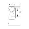 Geberit 300 urinoir, achterinlaat, afvoer achter/onder, 570 x 340 x 340 mm, wit 