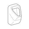 Geberit 300 urinoir, achterinlaat, afvoer achter/onder, 570 x 340 x 340 mm, wit 