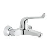 Grohe wandkraan, serie Euroeco, hendel, veiligheid, chroom, ½" 