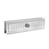 Nedco deurrooster, afsluitbaar, aluminium, 470 x 121 mm, geanodiseerd 