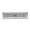 Nedco deurrooster, afsluitbaar, aluminium, 470 x 121 mm, geanodiseerd 