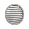 Nedco ventilatierooster, aluminium, vaste lamellen, 400 mm, blank