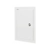 Nedco inspectieluik met slot, staal, 600 x 600 mm, wit 