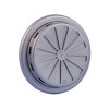 Nedco ventilatierooster, instelbaar, pp, 100 - 150 mm, aluminium 