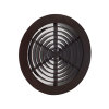 Nedco ventilatierozet met klemmen, pp, &Oslash; 160 mm, bruin 