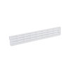 Nedco plintrooster, ps, 458 x 75 mm, wit