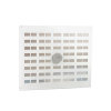 Nedco schuifrooster met draaidop en gaas, aluminium, 300 x 250 mm, wit 