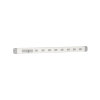 Nedco schuifrooster met schuif, Bold Line, aluminium, 300 x 20 mm, wit 