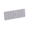 Nedco schuifrooster met schuif, ps, 165 x 60 mm, wit 