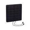 Nedco schuifrooster met trekkoord en gaas, ps, 200 x 200 mm, bruin 