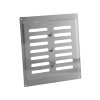 Nedco schuifrooster met schuif, rvs, 260 x 240 mm 