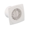 Nedco toilet- / badkamerventilator, type DT 100, abs, 99 m&sup3;/uur, wit, timer 