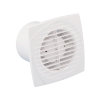 Nedco badkamer- / keukenventilator, type D 150, abs, 292 m³/uur, wit 