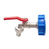 Airfit tankventiel voor IBC tank, kogelkraan ¾" en wartelmoer 59 mm 