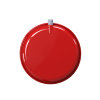 Varem expansievat, type Flatvarem, ovaal, voordruk 1 bar, rood, Ø 385 mm, ¾", 8 liter 
