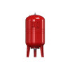 Varem Druckausgleichsbehälter, Typ Maxivarem LS, Karbonstahl-Flansch, vertikal, 2 bar, rot, 1", 50 l 